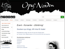 Tablet Screenshot of opusnorden.com